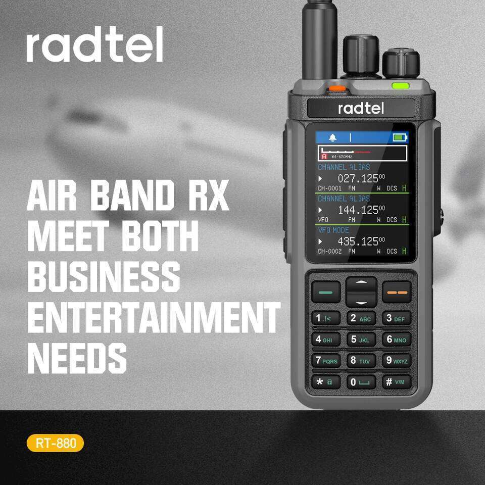 Radtel RT-880 10w Ham Radio with Cross Band Repeater Short Wave HF SSB CB Walkie Talkie AM USB LSB CW 1024 Channels , USB-C 26Y0311