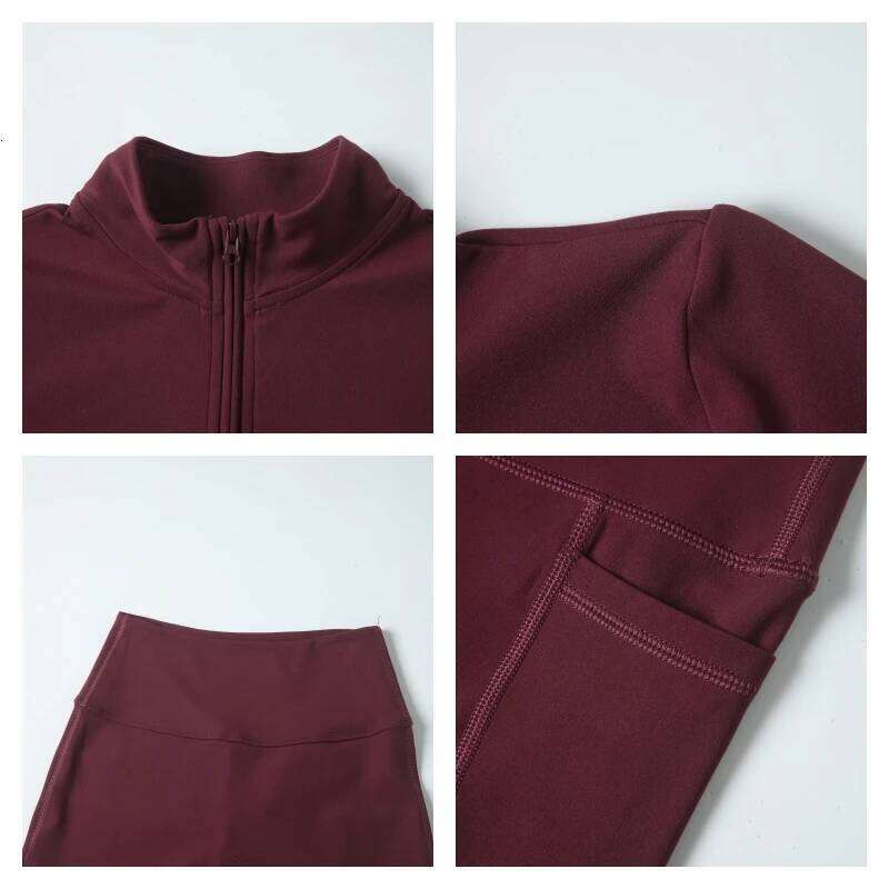 Hearuisavy Long Sleeve Suit Sports Quick-Drying Gym Bra Set Women Short Tracksuit Running Workout Yoga Clothes 26H0311