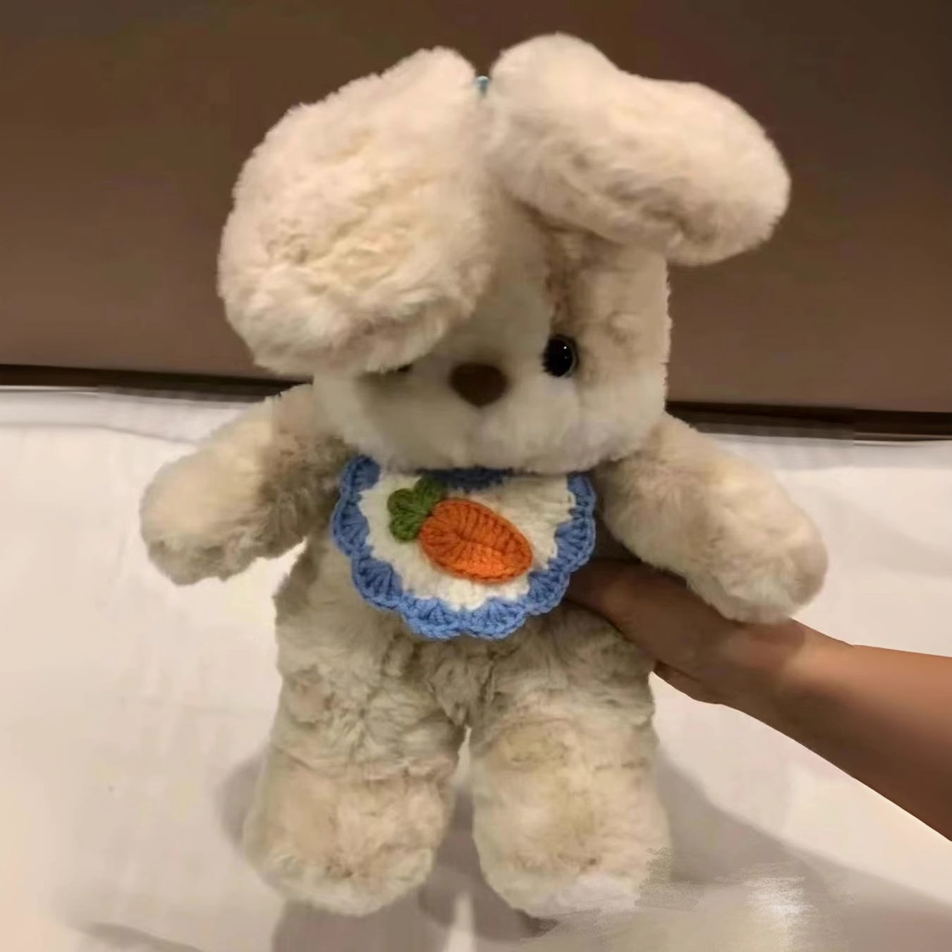 Cute good night rabbit plush toy doll doll sleeping throw pillow bed sleeping doll girl birthday gift