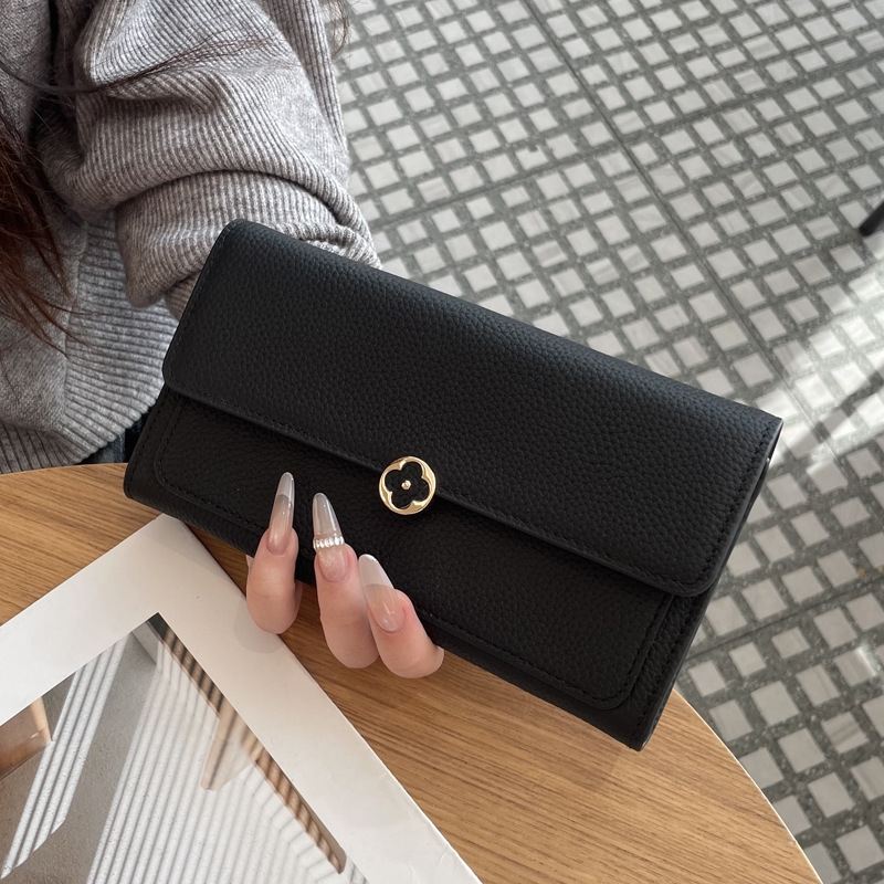 Free shipping 2026 new casual and fashionable long wallet made of cowhide high-quality classic Designer handbag for women