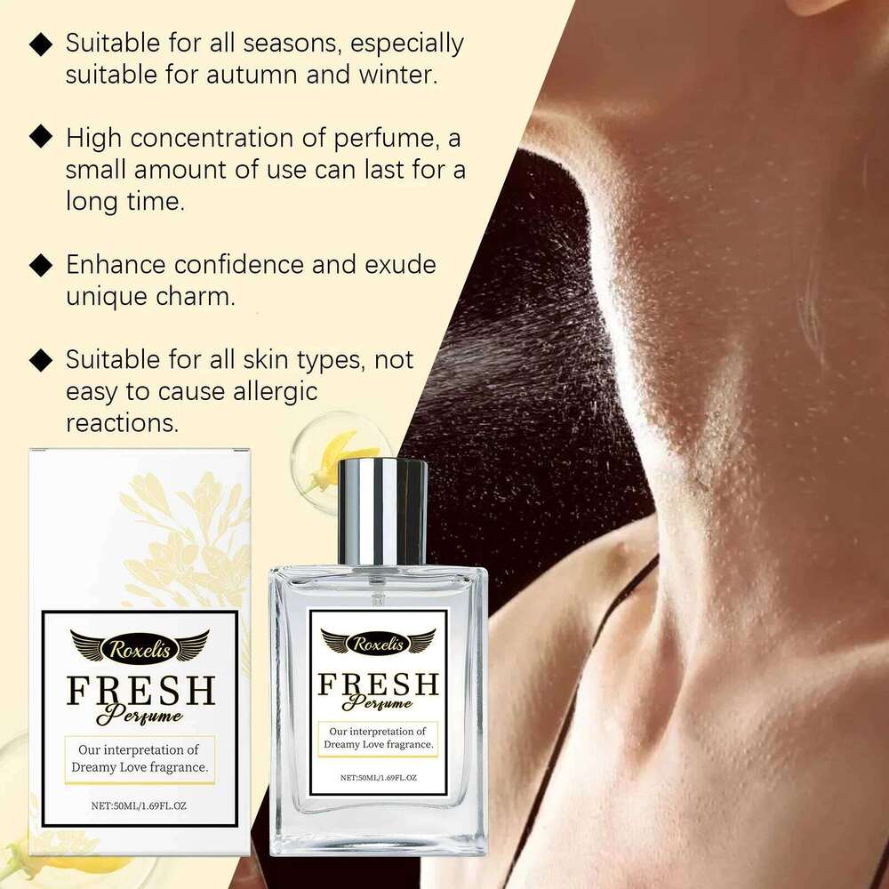 Roxelis Ylang Flower Neutral Perfume for Men Women Long Lasting Light Luxury Fragrance Eau De Parfum Z260311