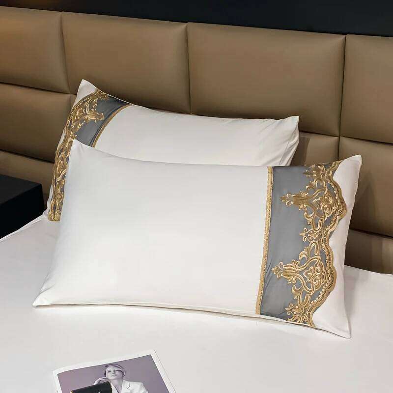3 Piece Sheet Black Lace Duvet Cover Set, Comfortable Bedding Set Bedspread for All Seasons H260311 - view 7