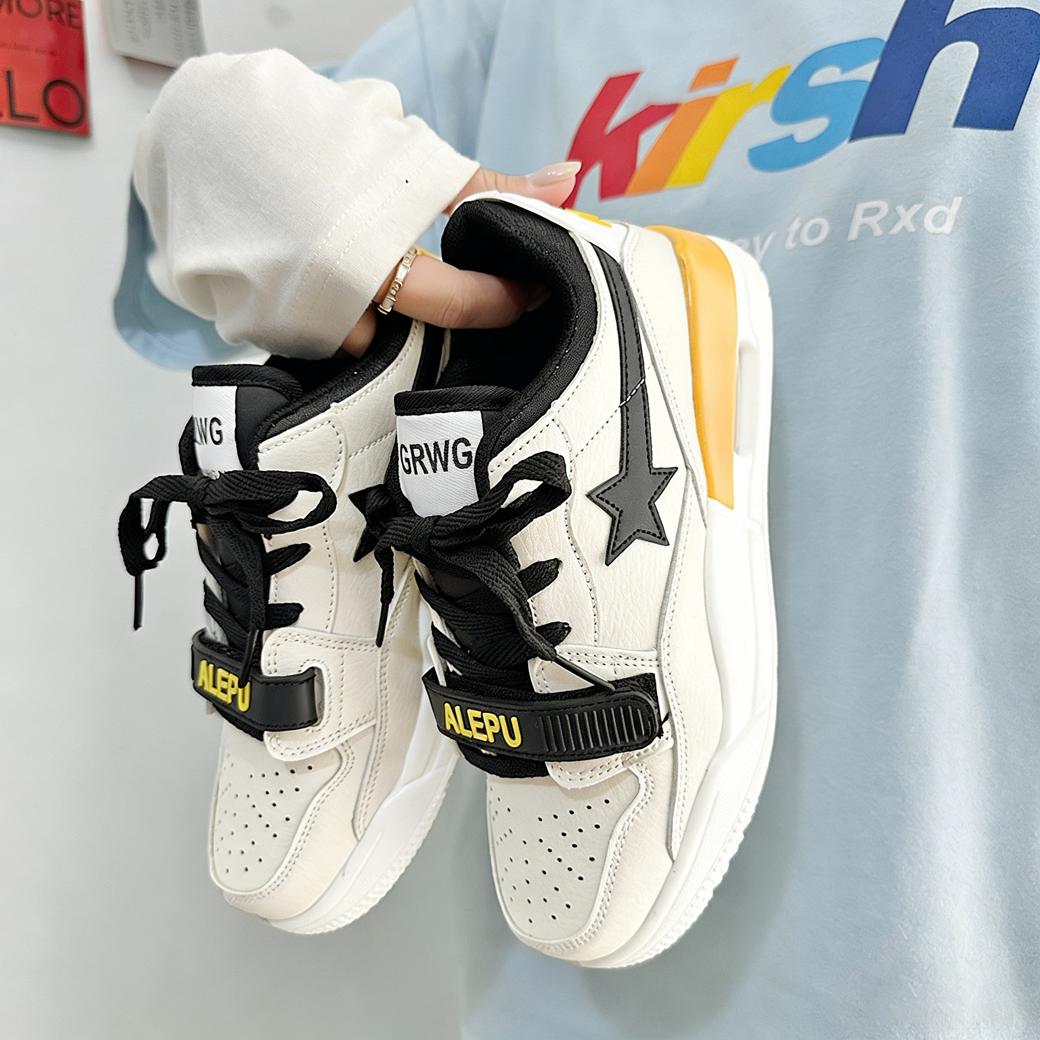 GRWG Free Shipping Designer Shoes For mens womens running shoes yellow Fashionable and versatile outdoor sneakers sport shoes