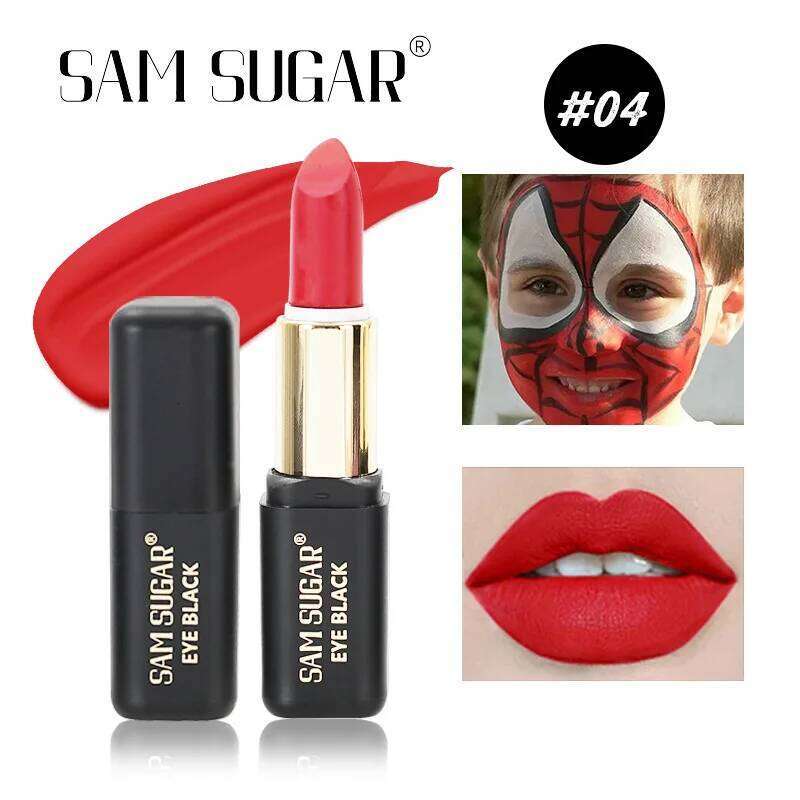 Halloween lipstick dark matte waterproof long-lasting non-stick cup olive green white lip glaze W260311