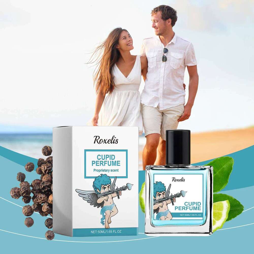 Roxelis 50ml Cupid Cologne Charm Flirting Long Lasting Pheromone Dating Atmosphere Light Scent Natural Fresh Perfume Z260311