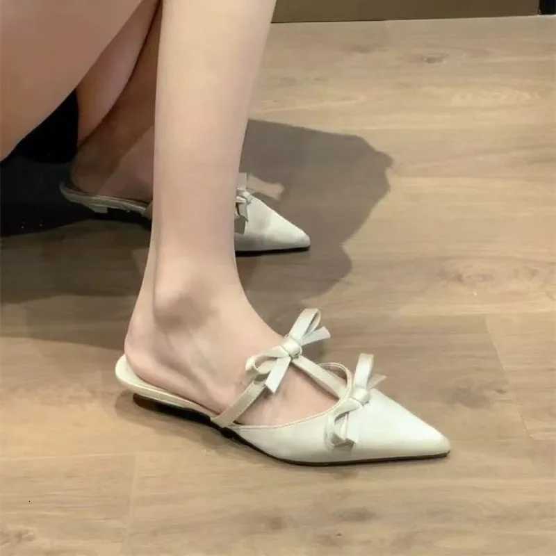 2025 Summer New Closed Toe Womens FAshion Outdoor Dress Butterfly-knot Seller Elegant Comfortable High Heels K260311