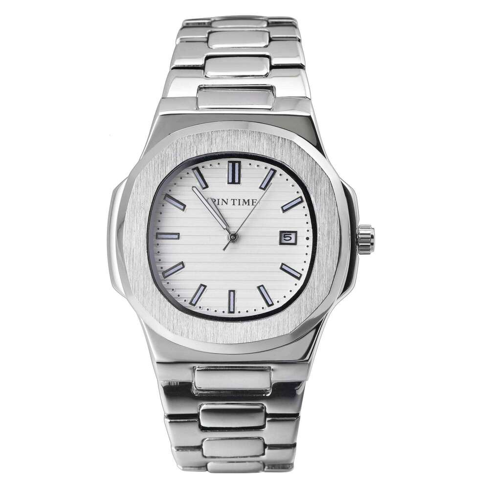 Men Fashion Watch Stainless Steel Quartz Wristwatch Luminous Hand Waterproof Auto Date Clock Relogio Gifts