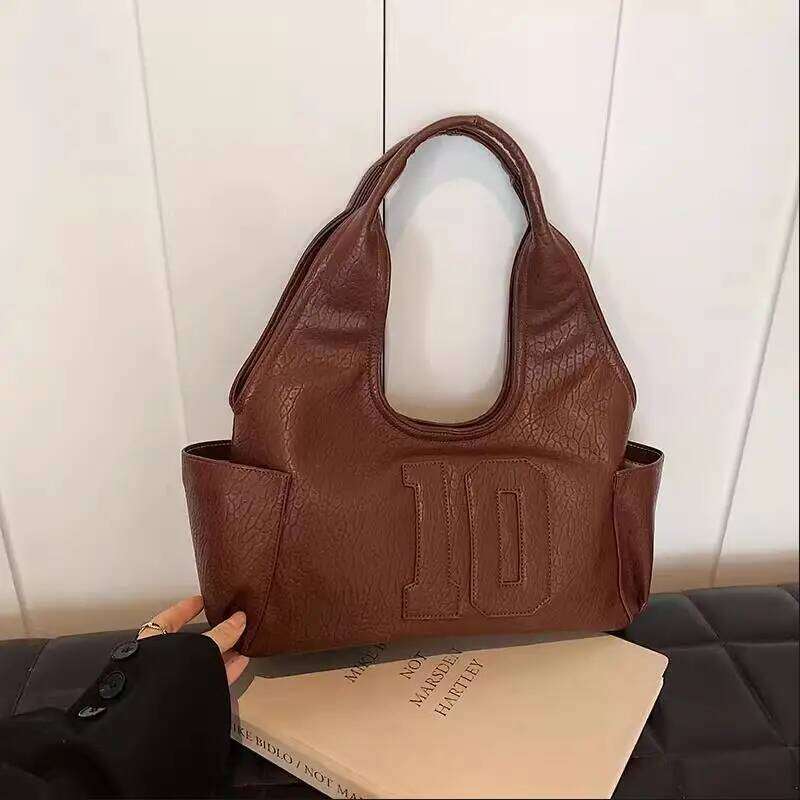 Luxury 2026 New Armpit Handbags Women Shoulder Hobos Purse Top-Handle Bag Punk Cool Girls Shopping Packs Large Bolsas XJ260311