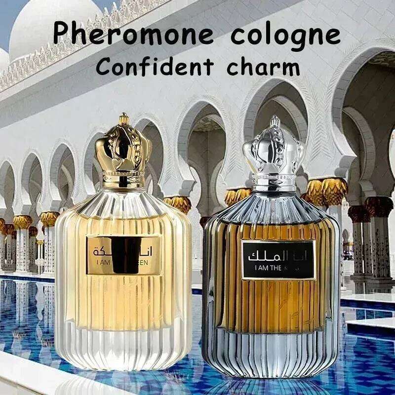 100ml High Quality Original Mens Dubai Prince Cologne Long Lasting Perfume Light Fresh Desert Fragrance Arabia Z260311