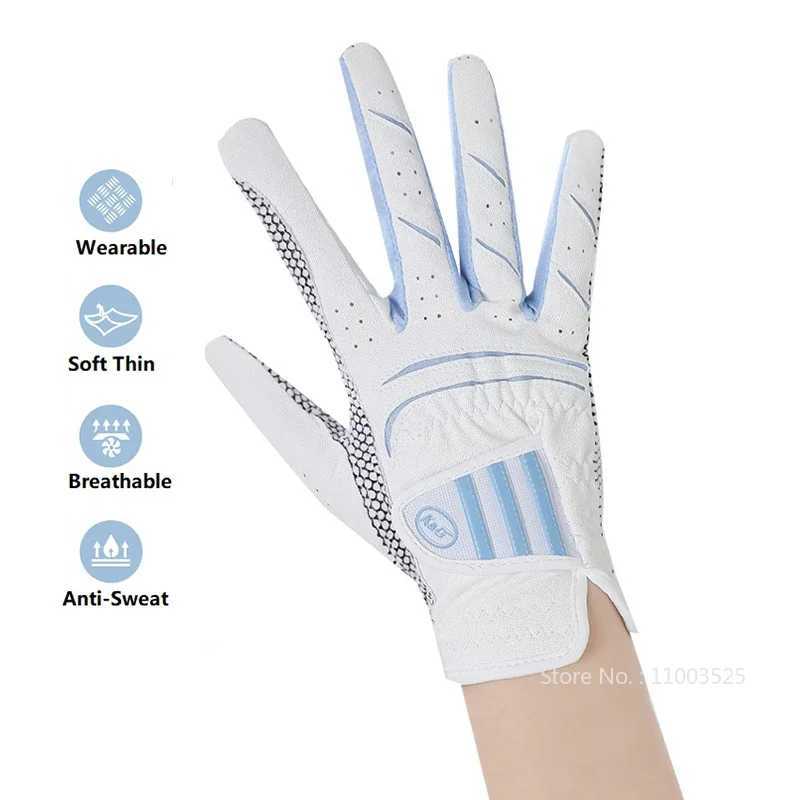 ist Women Gloves Left Hand Right Hand Sport Mitten Quality PU Non-Slip Gloves Breathable Palm Protection Handcover M260311