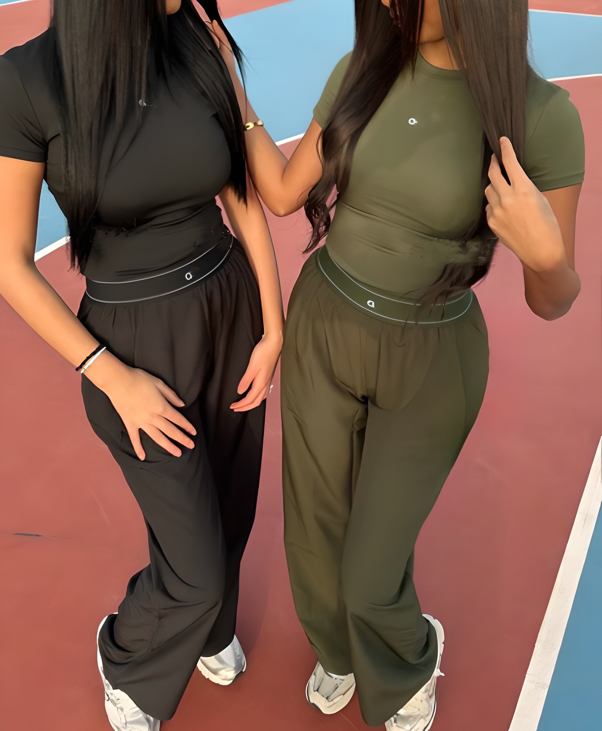 Women Designer Yoga Shirt Tops Black Crew Neck Fitness Short Sleeve Crop T Shirt Skin friendly Workout Summer Gym T-Shirt Wide Leg Suit Up Long Trousers Quick Dry Pants