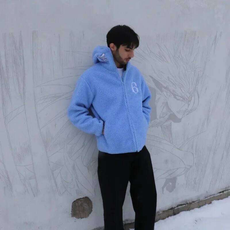 Harajuku Coat autumn winter casual zipper jacket street Fashion fleece men women warm top hoodie hooded loose sweatshirt C260311