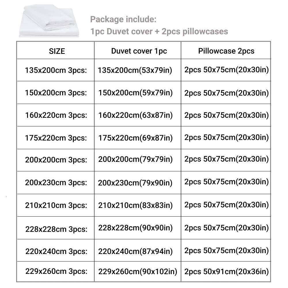 3pcs Duvet with Pillow Case Double Comforter Bedding Set Quilt Cover Queen/King Couple or Single Bed H260311