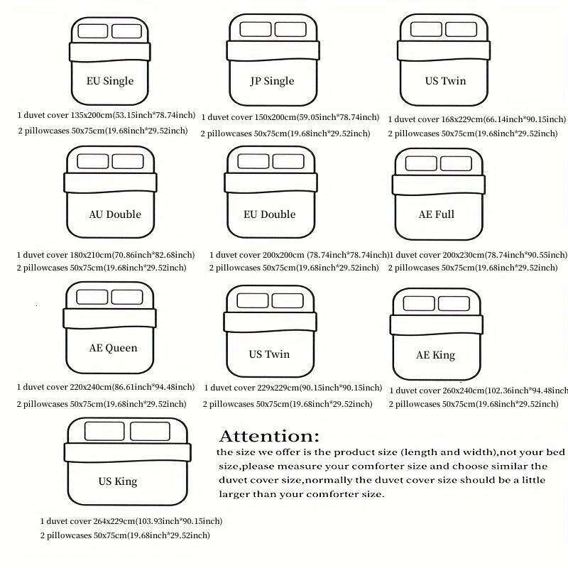 3pcs 100% Cotton Duvet Set 1*Duvet Cover + 2*Pillowcase, Without Core, Korean lace Bedding Set, Soft Comfortable H260311