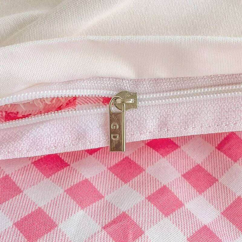 Cartoon Style Bed Sheet For Kids Cute Bunny Printed Set Breathable Durable Queen/King Bedding H260311