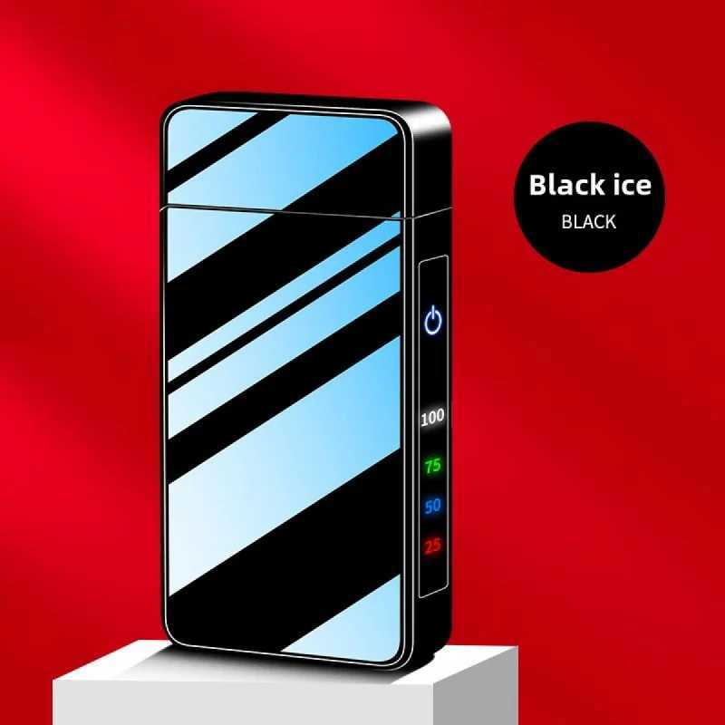 Electricity Gas General Torch Lighter Rechargeable Dual Arc Windproof Lighter Cool Gadget Gifts For Smokers No Gas N260311