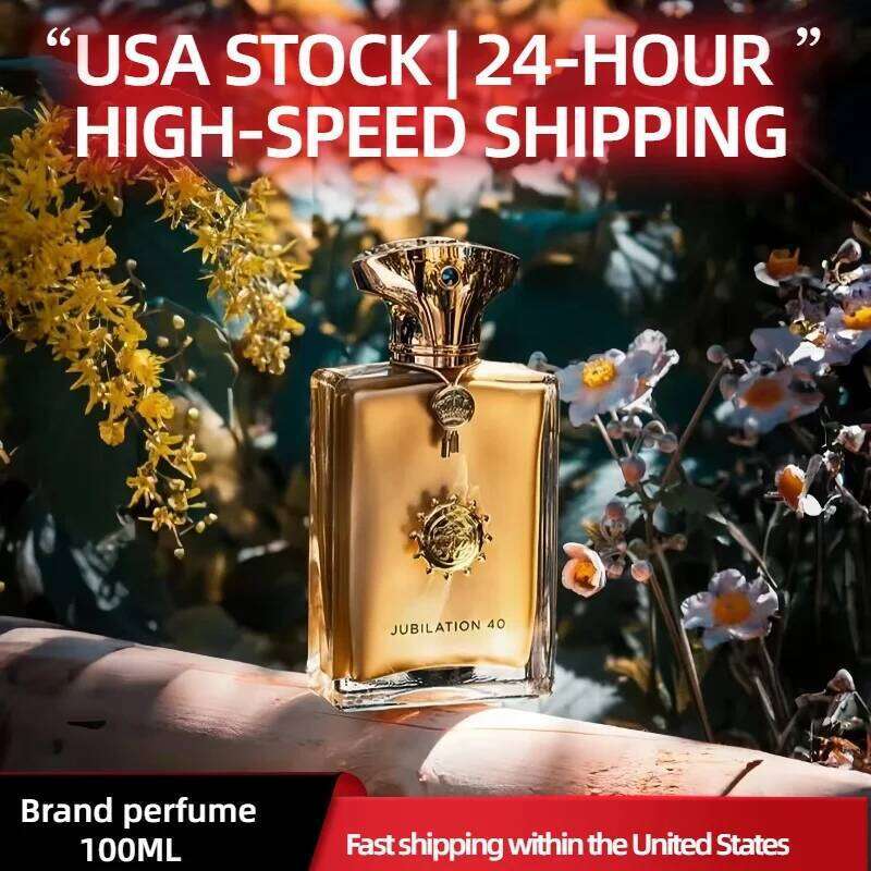 Luxury Gift-Lyric 40 Perfume,Elegant Unisex Rose Oud Scent,Long Lasting Floral Woody Musk for Evening, Party, Gift,Free Shipping Z260311