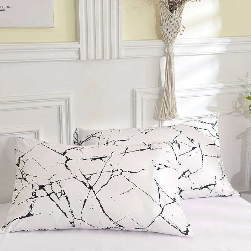 Black and White Bedding Set for Double Bed sabanas cama matrimonial Queen/King Comforter Sets Single Duvet Cover with Pillowcase H260311