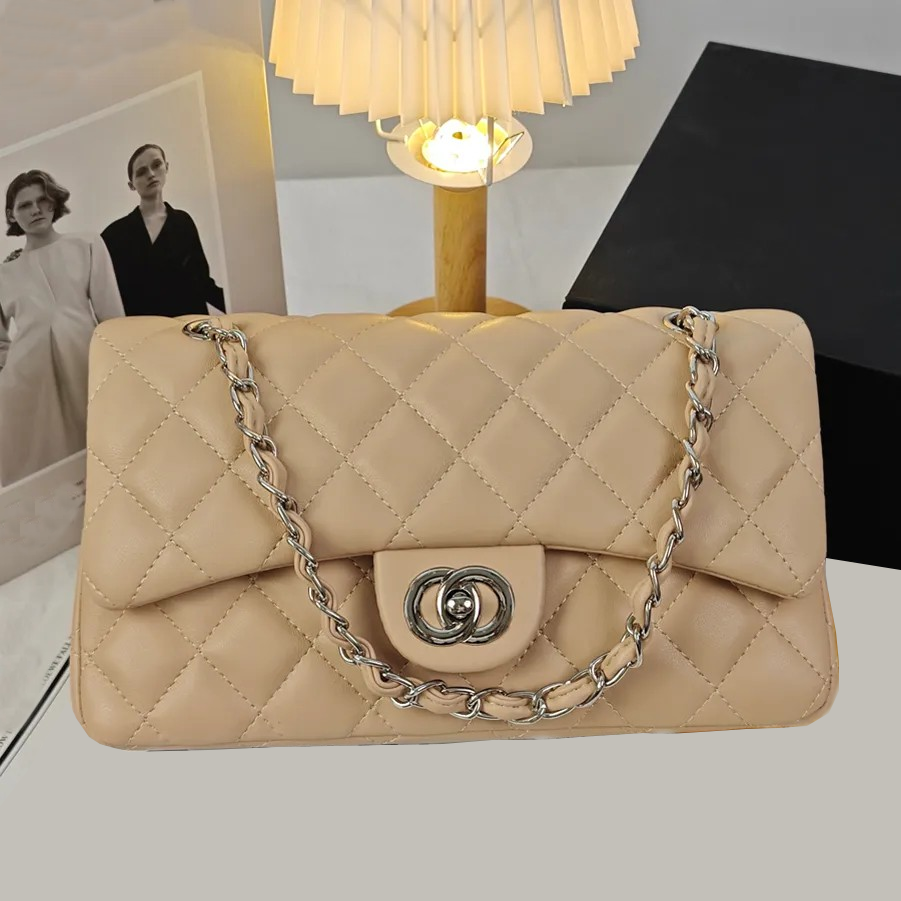 Shoulder Bag Caviar Luxury Crossbody for Womens Handbag Tote Classic Chain Clutch Flap Wallet Purse Lady Handbag Genuine Leather Bags Designer Bag