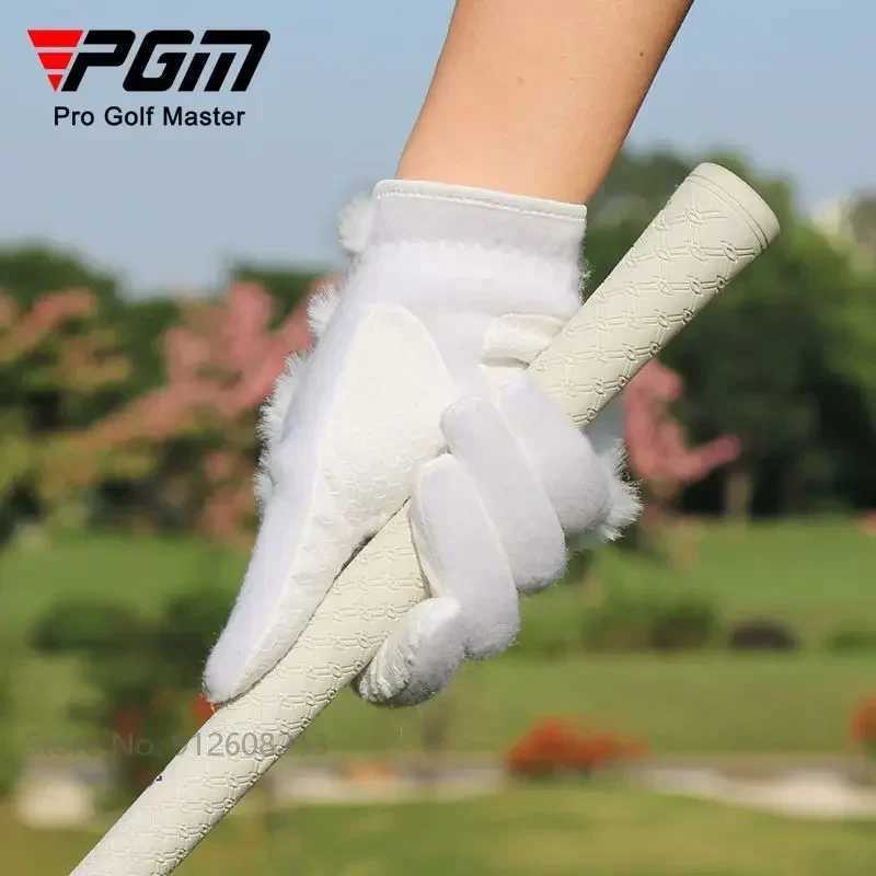 PGM 1 Pair Women Plush Keep Warm Gloves Ladies Coldproof Left Right Hand Mittens Women Anti-Slip Granules Sport Gloves M260311