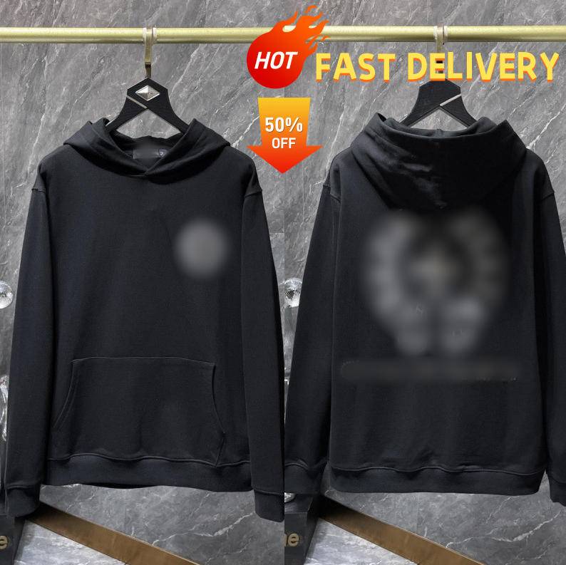 Chrome Mens Hoodies Designer Hoodie Long Sleeved T-shirt Pullover Sanskrit Cross Printed Hooded Sweatshirts Cardigan Men Women Street Casual Zip Up Sweatshirt