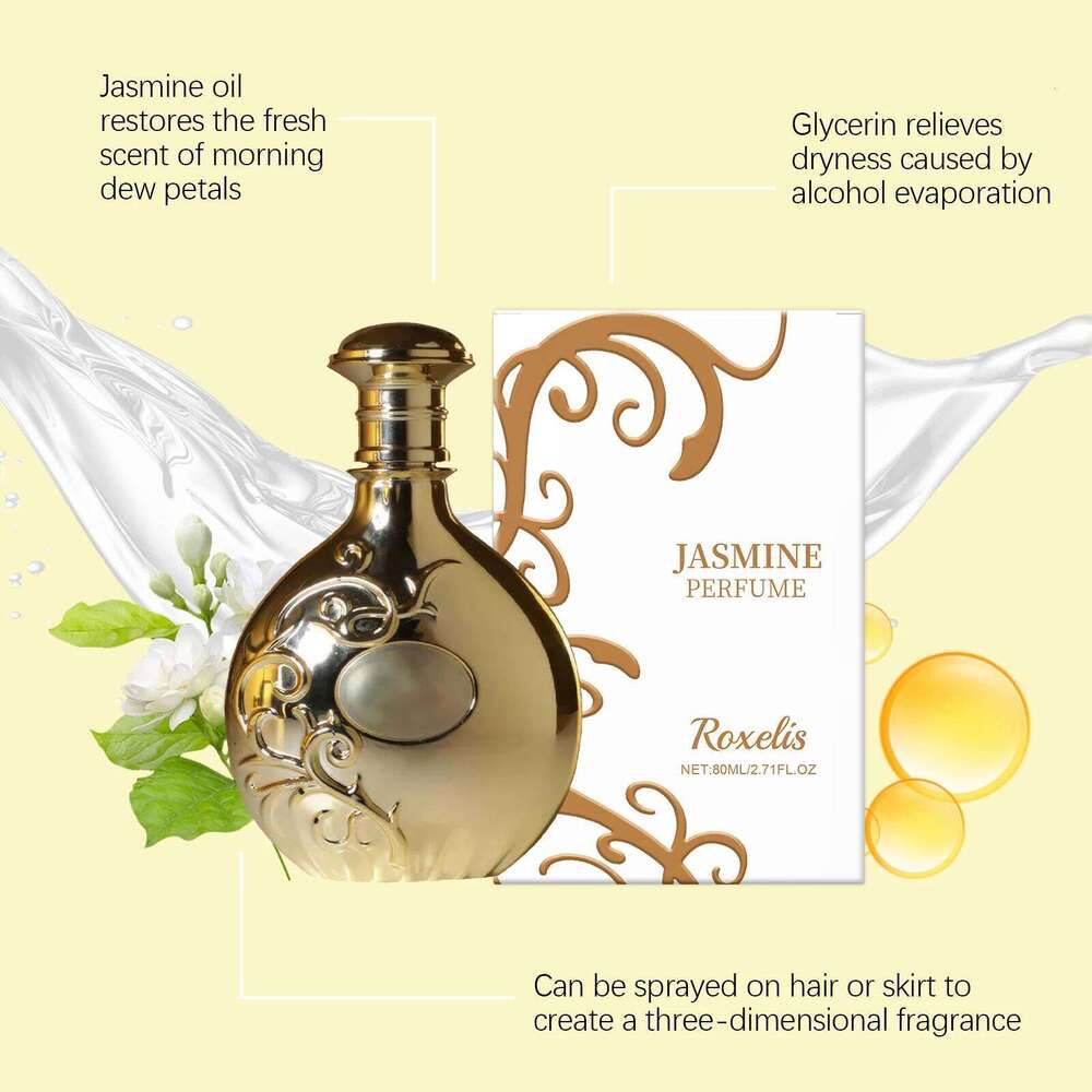 Selling Jasmine Perfume for Women Eau De Toilette Fresh Elegant Sweet Floral Scent Long Lasting Fragrance Date Romantic Gift Z260311