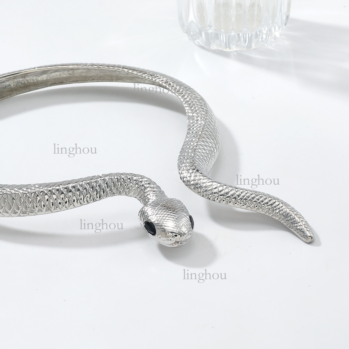 2026 Designer Necklace Luxury Brand Women's Jewelry European And American Retro Simple Serpentine Necklace Earring Set Hip Hop Punk Style Fashion