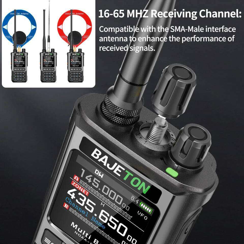 BAJETON BJ-8300 Ham SW AM SSB CB Amateur Wireless Phone Programming Walkie Talkie NOAA Handheld Two Way Radio 26Y0311