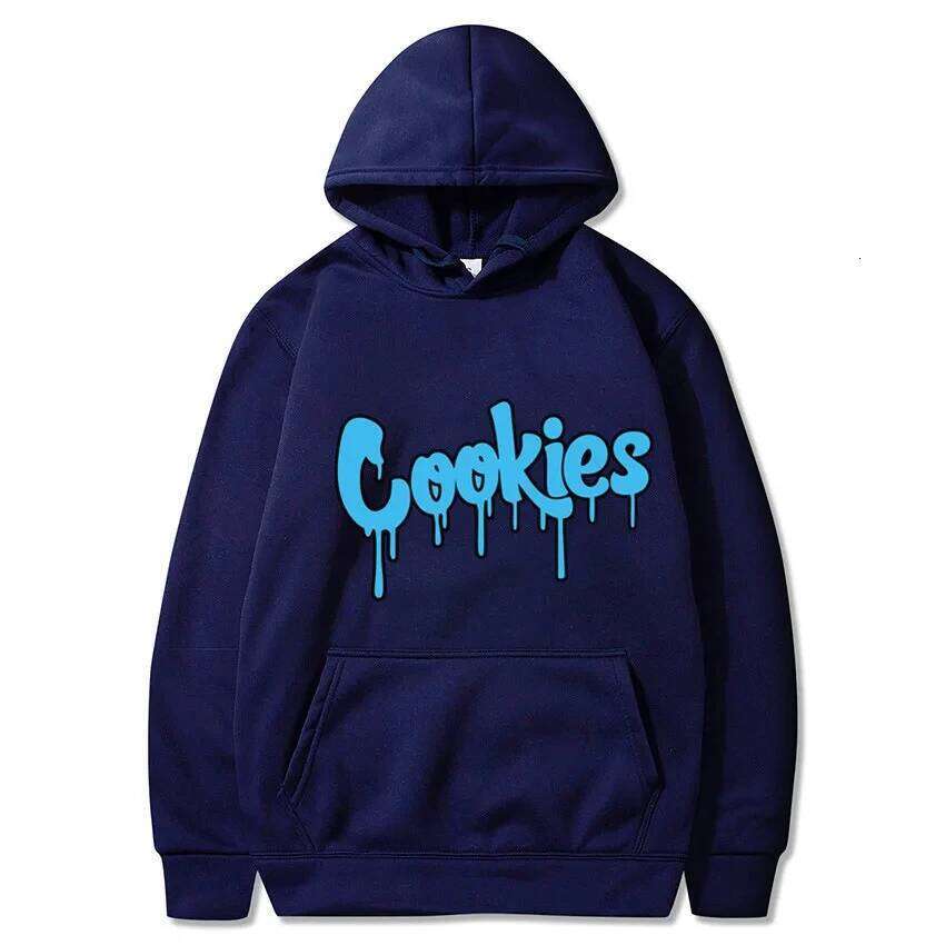 New Anime Cookies Printed Fleece Autumn Winter Men's And Women's Sweatshirts Hoodies y2k clothes C260311