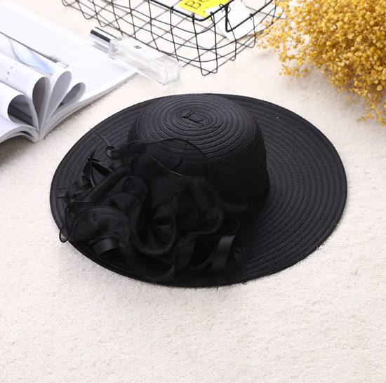 Fascinator Hats for Women Elegant Wedding and British Lady Deby Race Top Church Hats for Black Women S10-4266 250402