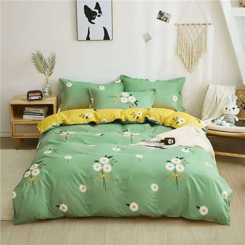 Cute Cartoon Print Duvet 220x240 Lovely Pattern Adults Kids Quilt Cover AB Double-sided Comforter Covers No Pillow Cases H260311