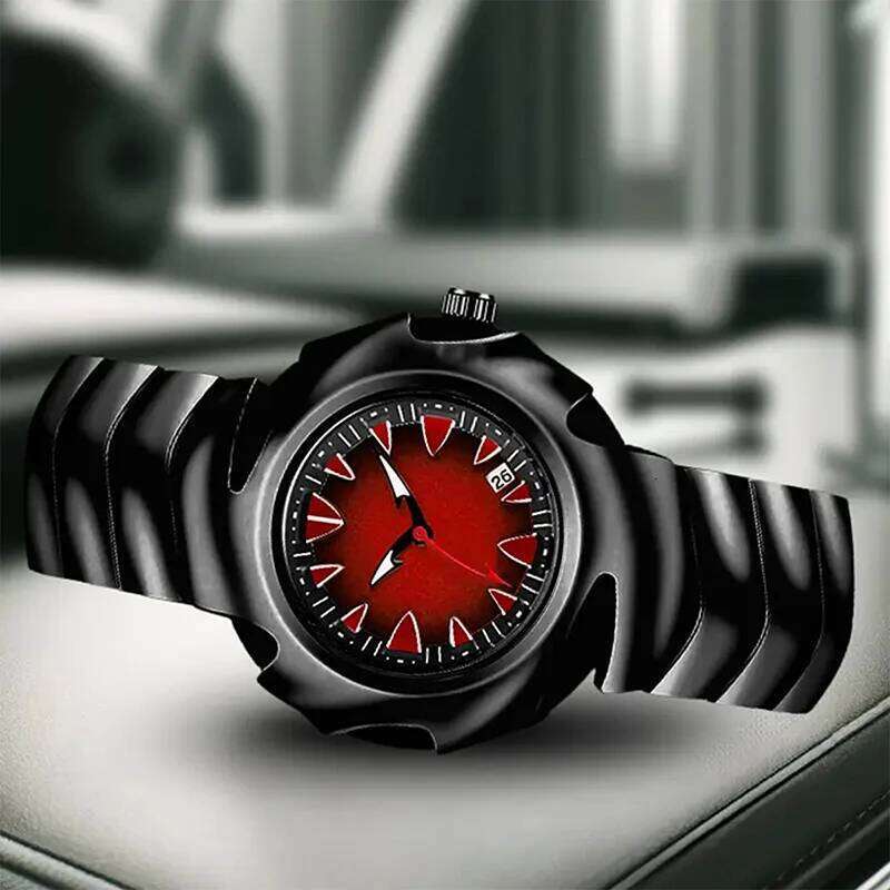Top Brand Luxury Fashion Quartz For Men Waterproof Creative Design Alien Blade Shell Cool Clock Sport Watch Y2K Wristwatch
