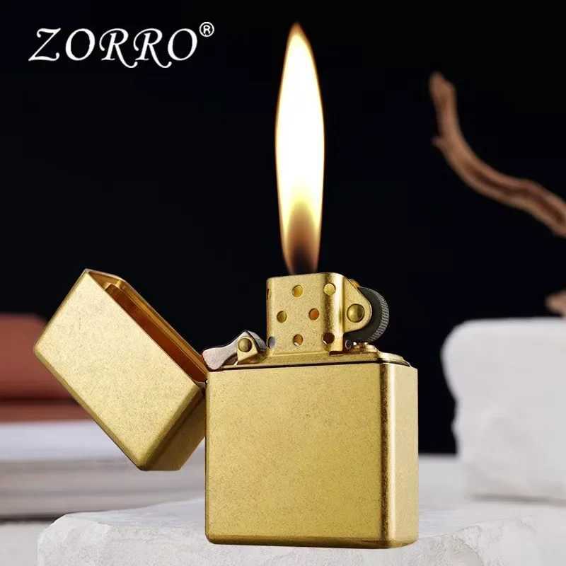Classic 912 Armor Kerosene Lighter Brass WindproofWaterproof High-End Lighter for Personalized Gift N260311