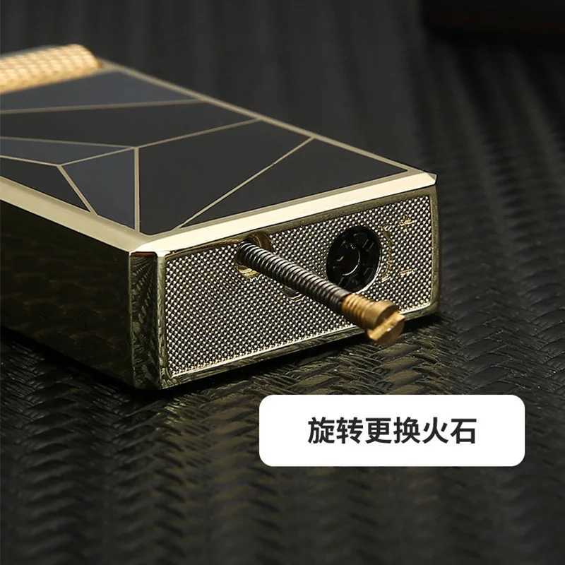 2026 New Metal Lighter - Windproof Dual Fire Starter - Fashionable Cigar Lighter - Premium Mens Gift - Outdoor Utility Item N260311