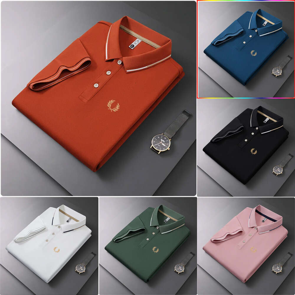 Men's Polos Men's Tees & Polos 2026 New Model High Quality Embroidered Polo Shirt Solid Slim Summer T-shirt Fashion Top Trend Casual Busines