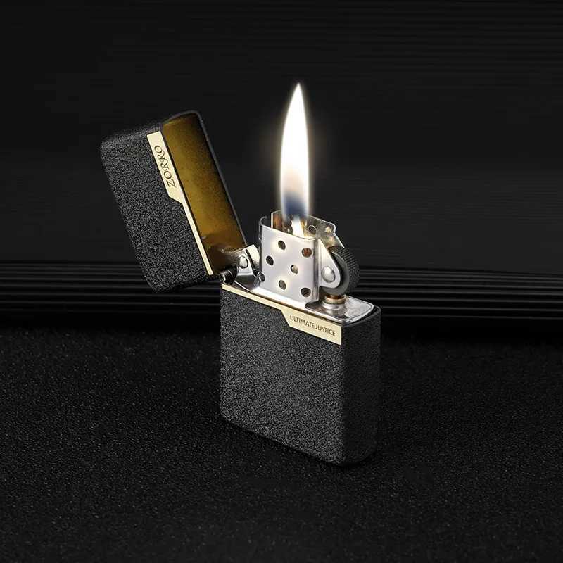Kerosene Lighter Double-headed Copper Copper Shell Windproof Hot-selling Can Be d with Box N2603111