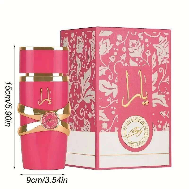 yara 100ml Perfume Spray- Vanilla, Fruity, Citrus,Floral - Eau de Parfum Long-Lasting Fragrance for Unisex,3.4oz/ 100 ml Z260311