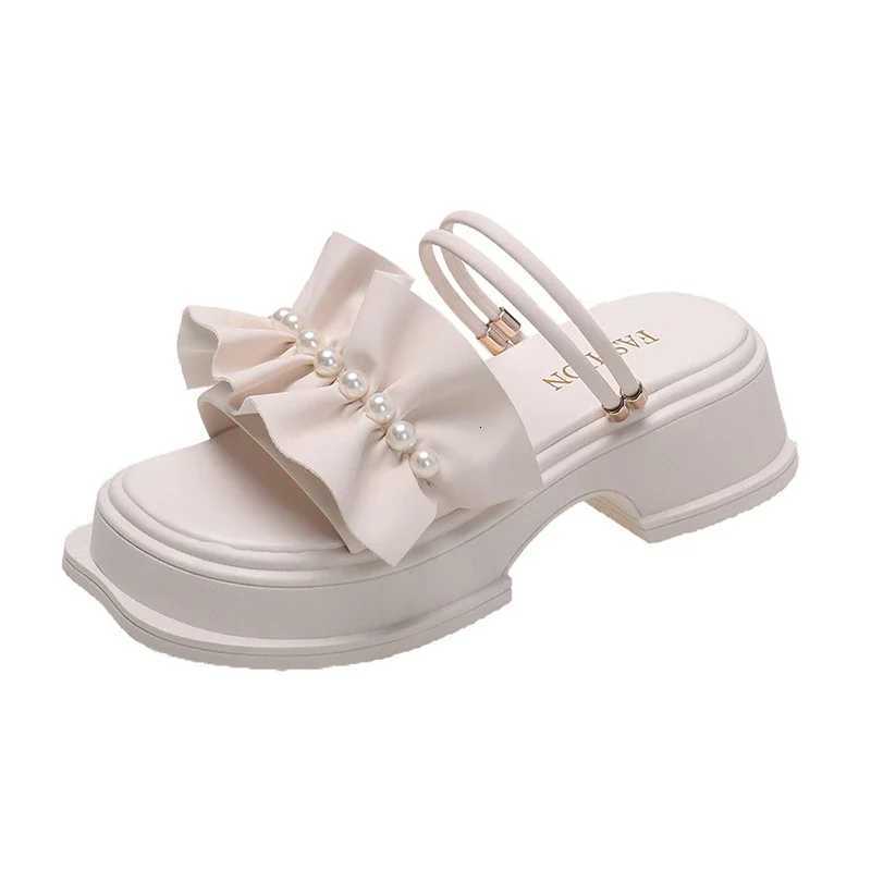 Womens Roman-style sandals 2025 summer casual style new fairy-like design rubber sole super high heel K260311