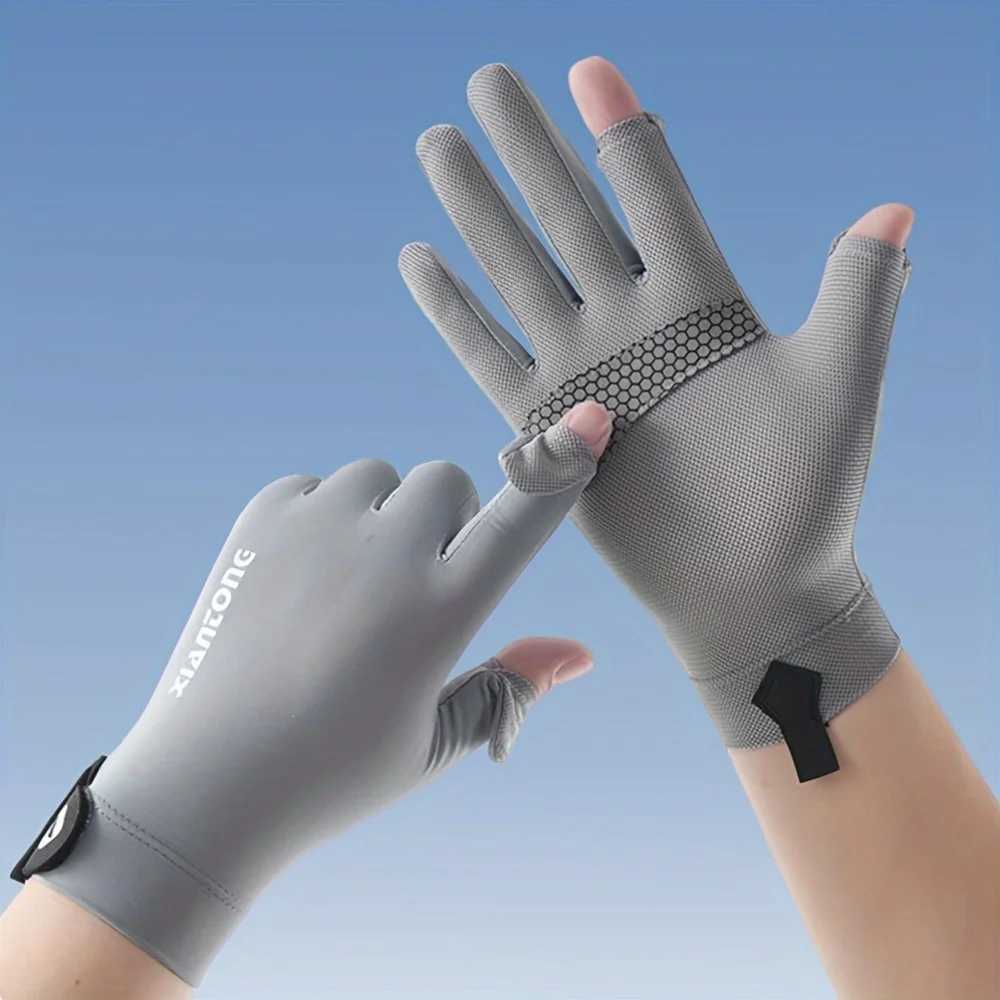 1Pair BreathableNon-Slip GlovesTouchscreen-Compatible FingertipsDesigned for Outdoor Sports Suitable for Both Men and Women M260311