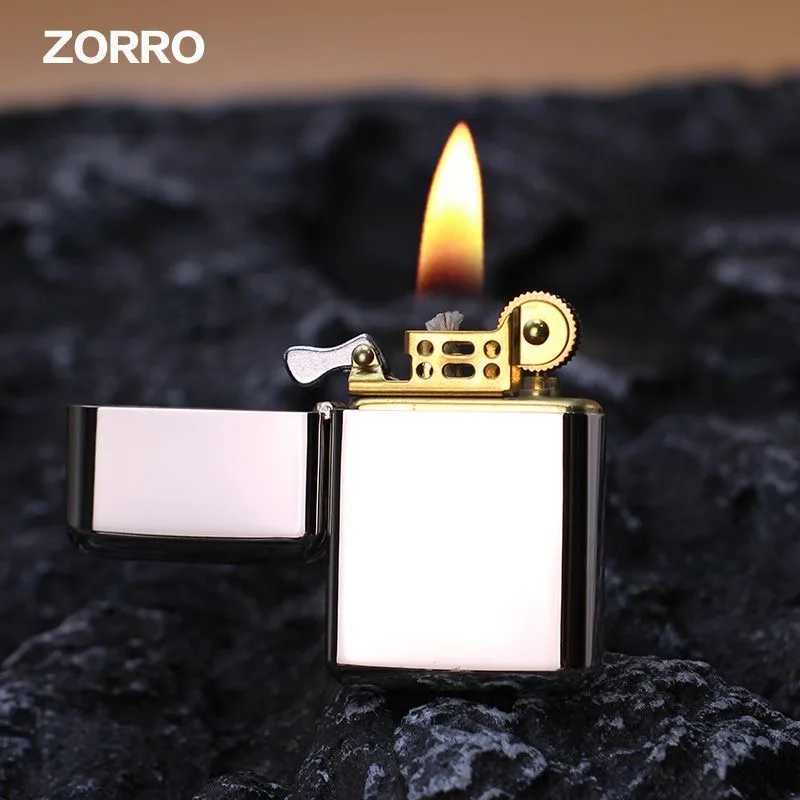 New 790 Brass Kerosene Lighter Creative Engraved Metal Grinding Wheel Ignition Lighter Customized Mens Ignition Tools N260311