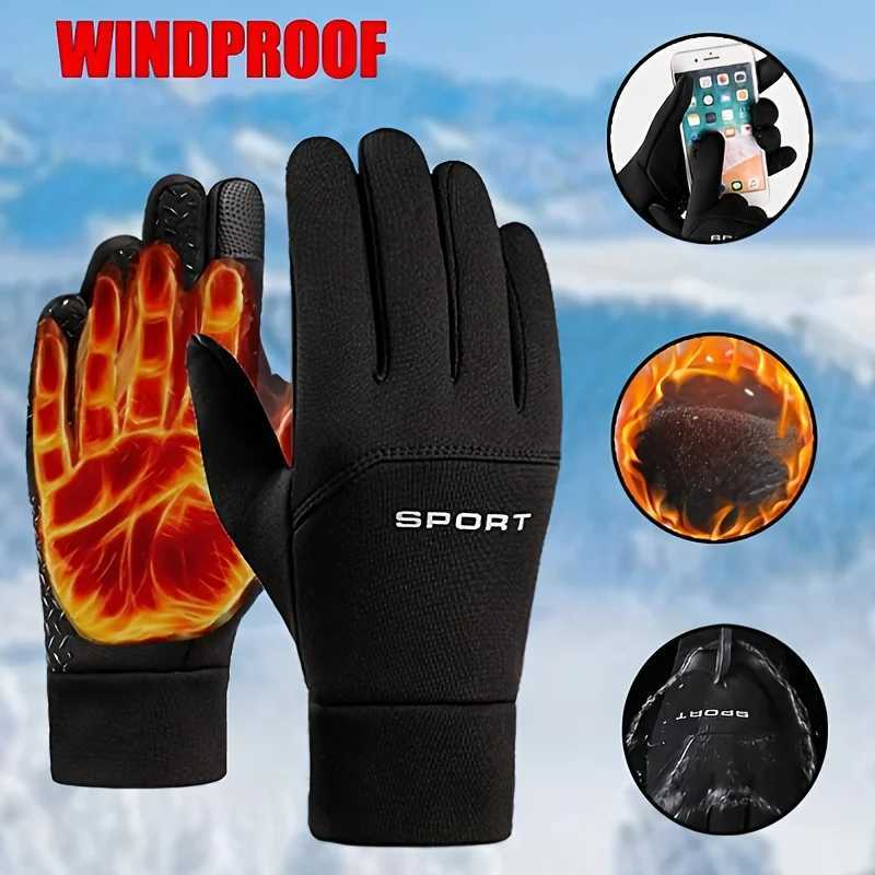 Winter Warm Riding Gloves Supporting Touch Screen Operation Suitable for Outdoor Sports M260311