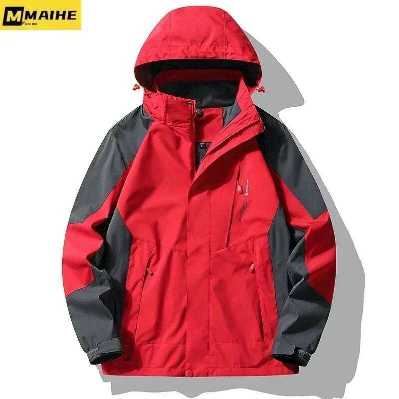 Gorpcore Fashion Hiking Windproof Waterproof Camping Fishing Men Jackets Running Thin Outdoor Life Unisex Windbreaker Coats 26H0311