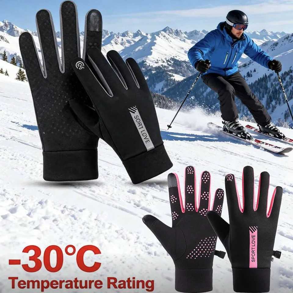GTUBIKE Winter Sports Warm Gloves Touch Screen Skiing Gloves Water Resistant Windproof Autumn Winter Outdoor Sports Gloves M260311