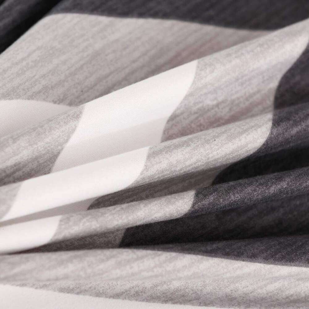 Geometric Duvet Nordic Style Wave Stripe Bedding Set King Size for Bedroom Hotel Modern Classic Lines Comforter Cover H260311