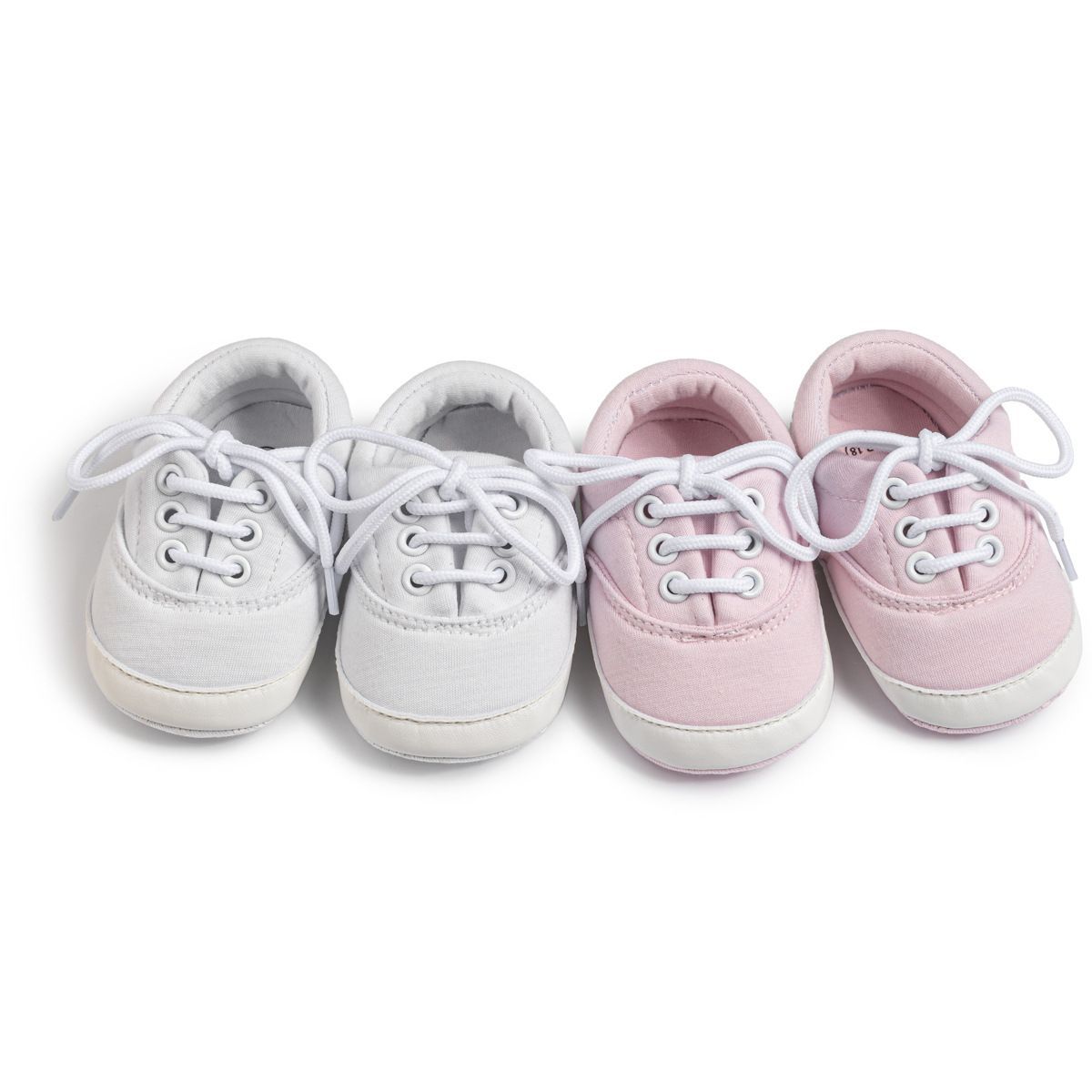 Baby Canvas Shoes Toddlers Boy Girl Sneakers Newborns Lace-up Anti-slip Sport First Walkers Kidsnest Infant Crib Shoes