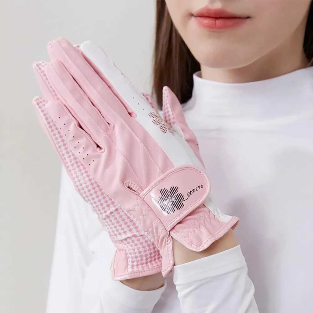 A Pair Anti-slip Gloves Enhanced Grip Breathable Womens Glove Comfortable Wear-resisting Ladies Gloves M260311