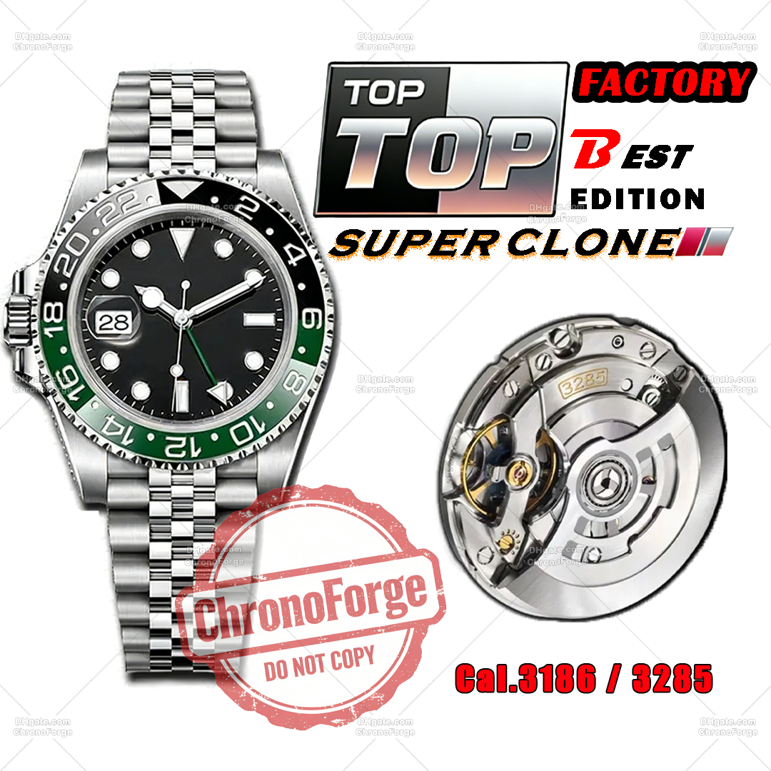 Super Clone Luxury Watch 41MM Mens Watch Designer Watches Cal.3186/3285 Movement Automatic Machinery Ceramic Bezle Sapphire Glass Glide Lock Diving