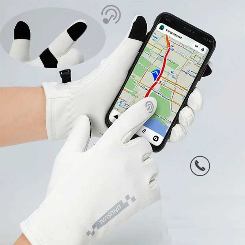 New Winter Men Women Gloves Velvet Lining Touchscreen Outdoor Cycling Driving Motorcycle Riding Gloves Windproof Waterproof Warm M260311