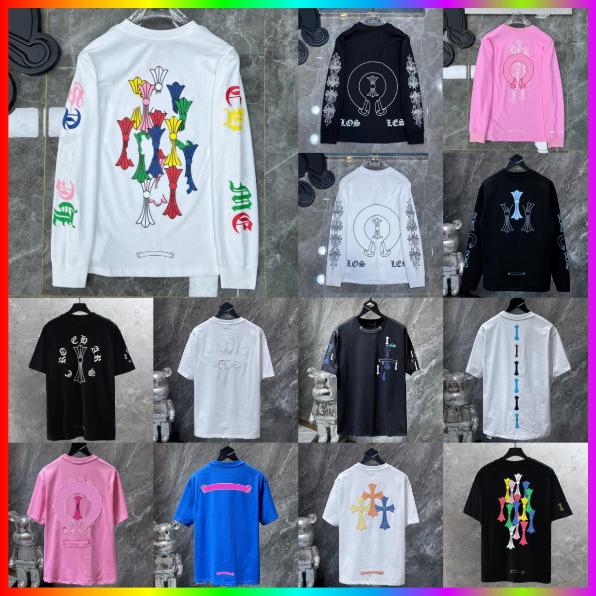 Chrome Hoodie Designer Mens T Shirts Hoodies Sweatshirts Men Women Long Sleeve Tops High Street Styles Running Jacket Pullover Hooded Loose T Shirts