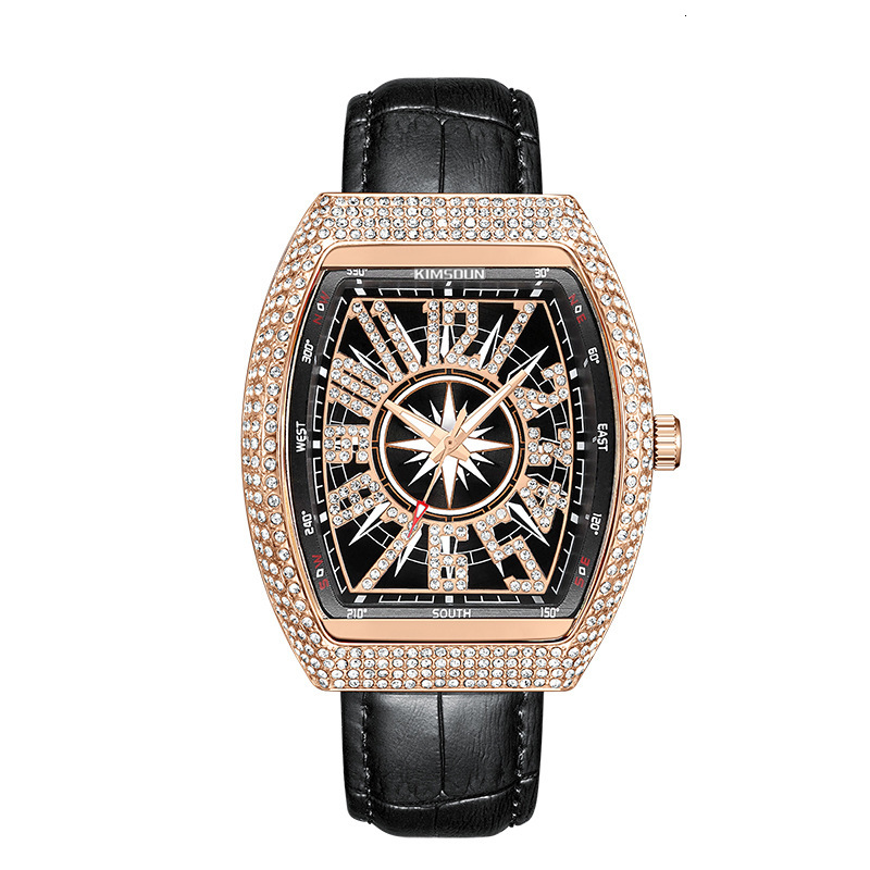 Watches Men Designer Fashion Casual Shock Diamond Sports Waterproof Stainless Steel Watch Band Reloj Hombre Homme Montre De Luxe